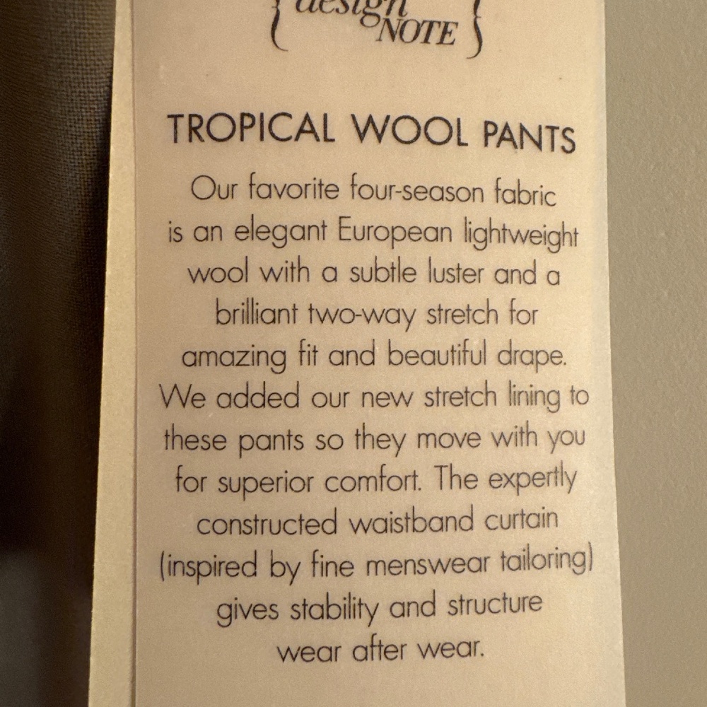 Ann Taylor four season suit pants